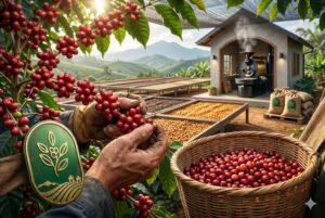 Tại Sao Các Quán Cà Phê Ưu Tiên Lựa Chọn Hạt Cà Phê Rang Xay Từ Fifarm? 4 Từ trang trại đến ly cà phê