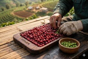 Hương Vị Trái Cây Trong Cà Phê Robusta: Bí Mật Từ Hái Chín 100% 4 Cà phê Robusta